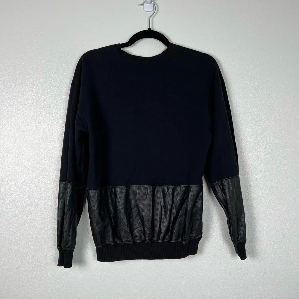 ARITZIA Wilfred‎ Free Long Sleeve Pullover Black Sz S - Image 6