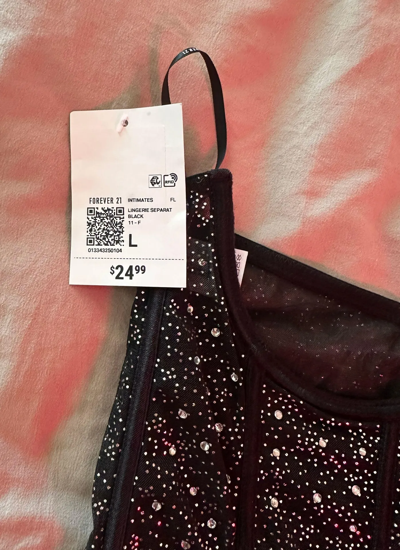 Rhinestone Underbust Corset Top - Image 5