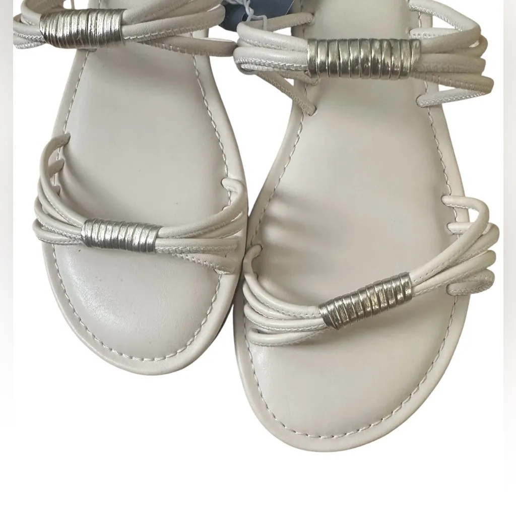 Women's Aura Two Band Slide Sandals Universal Thread Cream Size 9 NWT - Image 3