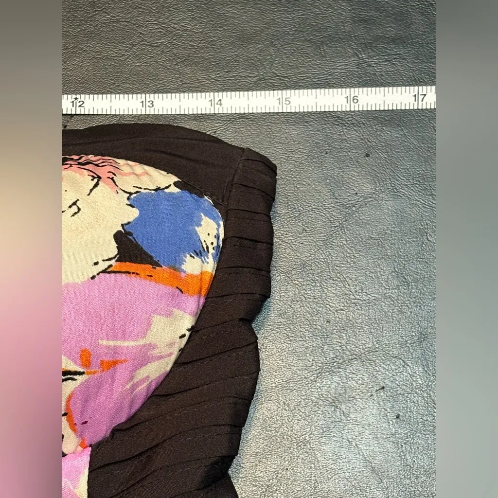 Band Of Gypsies Womens  Sleeveless Floral Jumpsuit Wide leg smocked Size M - Image 8