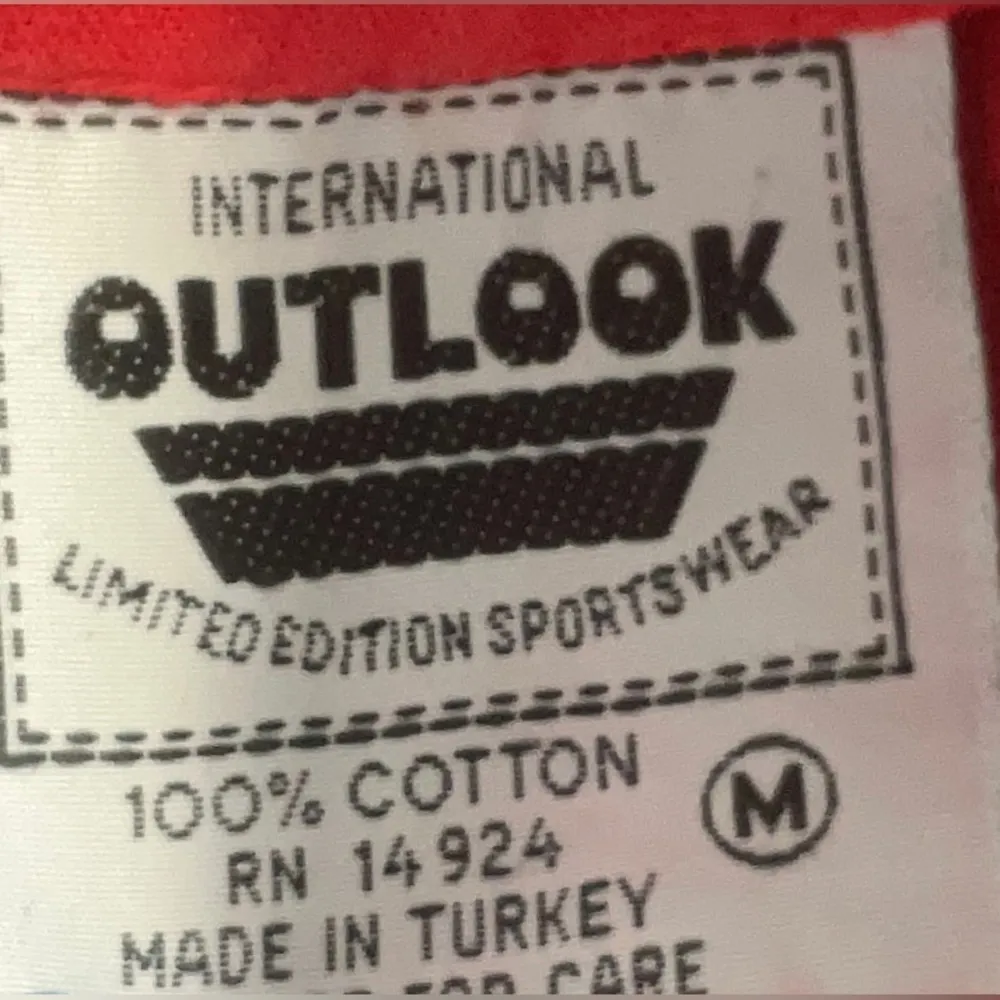 Vintage 80's International Outlook Color Block Button Down Maui Surfer Shirt Med Red - Image 6