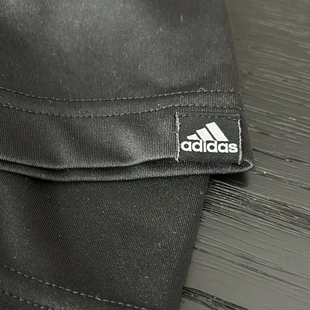 Adidas  Primeblue Black Crop Athletic Top Small - Image 8