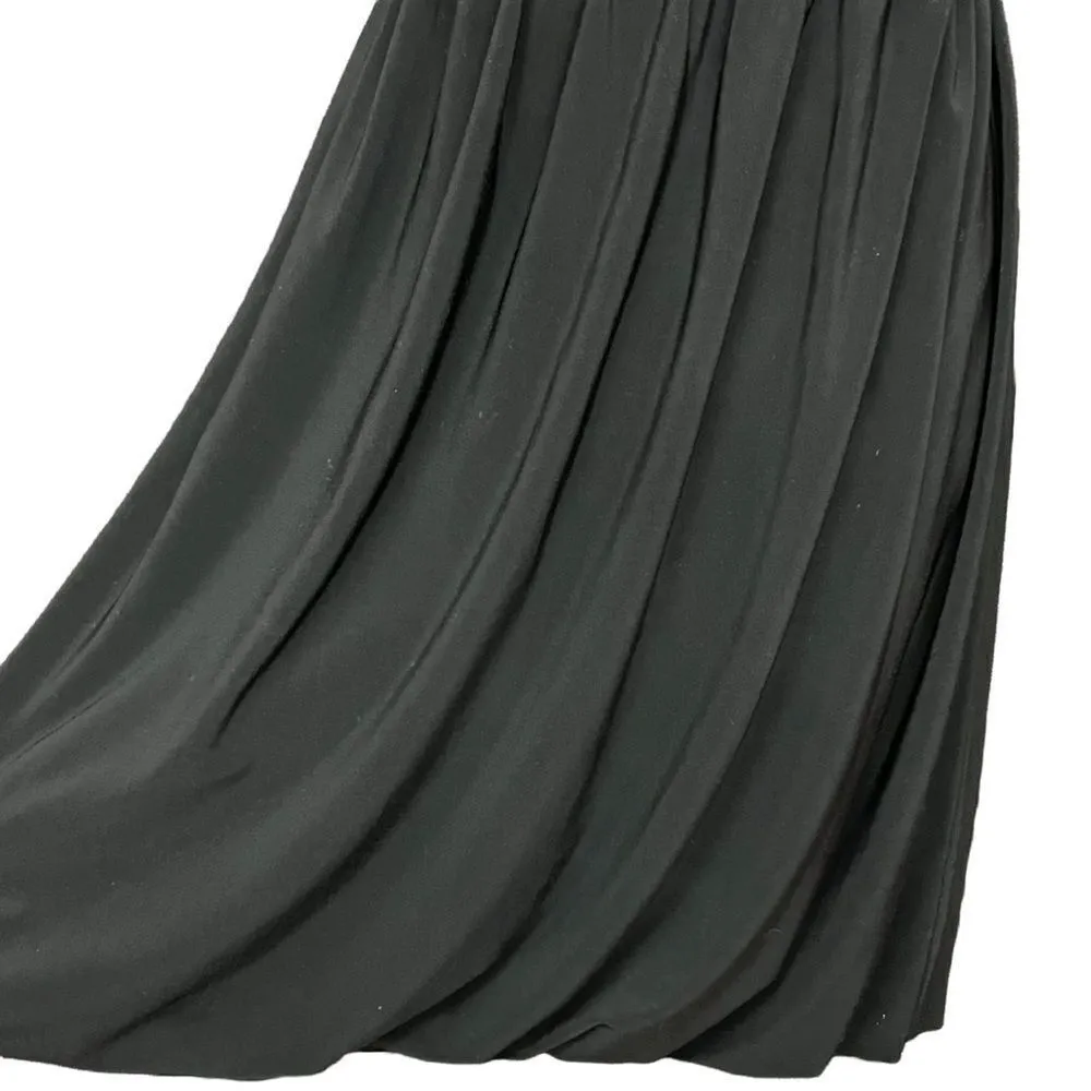 Y2K Gunne Sax By Jessica McClintock Black and Purple Lace Semi Formal Dress 9 - Image 3