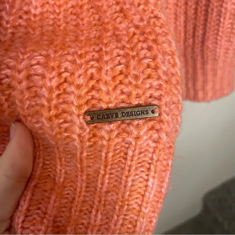 Brookline Zip Sweater In Terracotta Heather - Image 7
