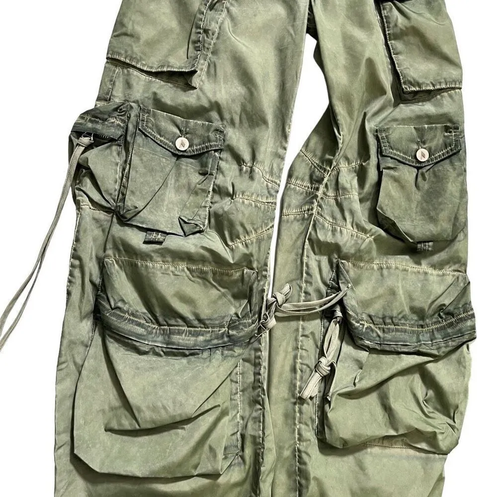 THE ATTICO Fern Long‎ Pant in Military Green Green Size XXS - Image 10