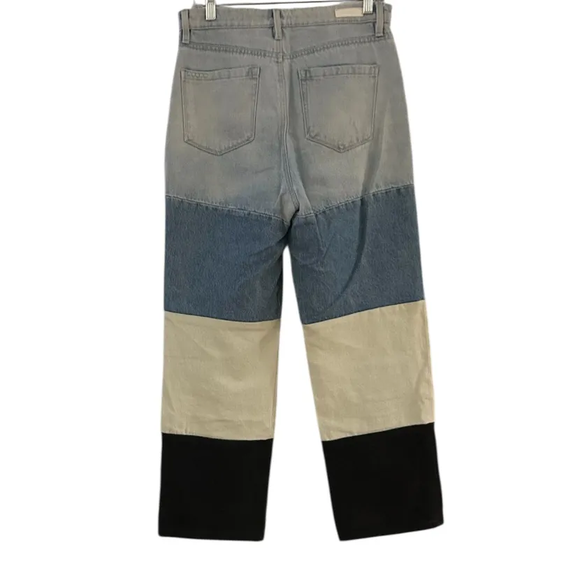 Blank NYC Women’s Baxter Color-Block Straight Leg Jeans Size 28 Style 70RK3038 - Image 3