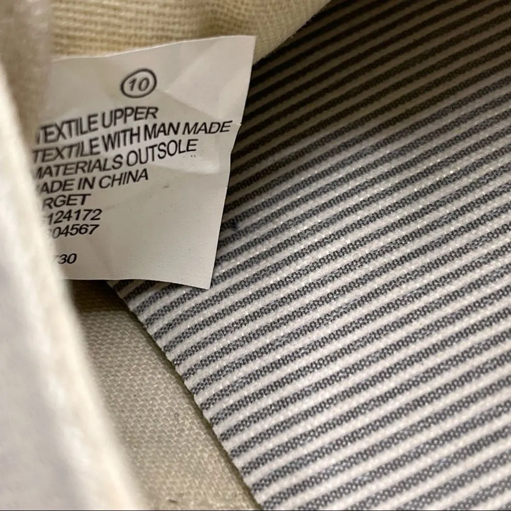 Universal Threads Universal Thread Off White Sneakers Sz 10 - Image 7