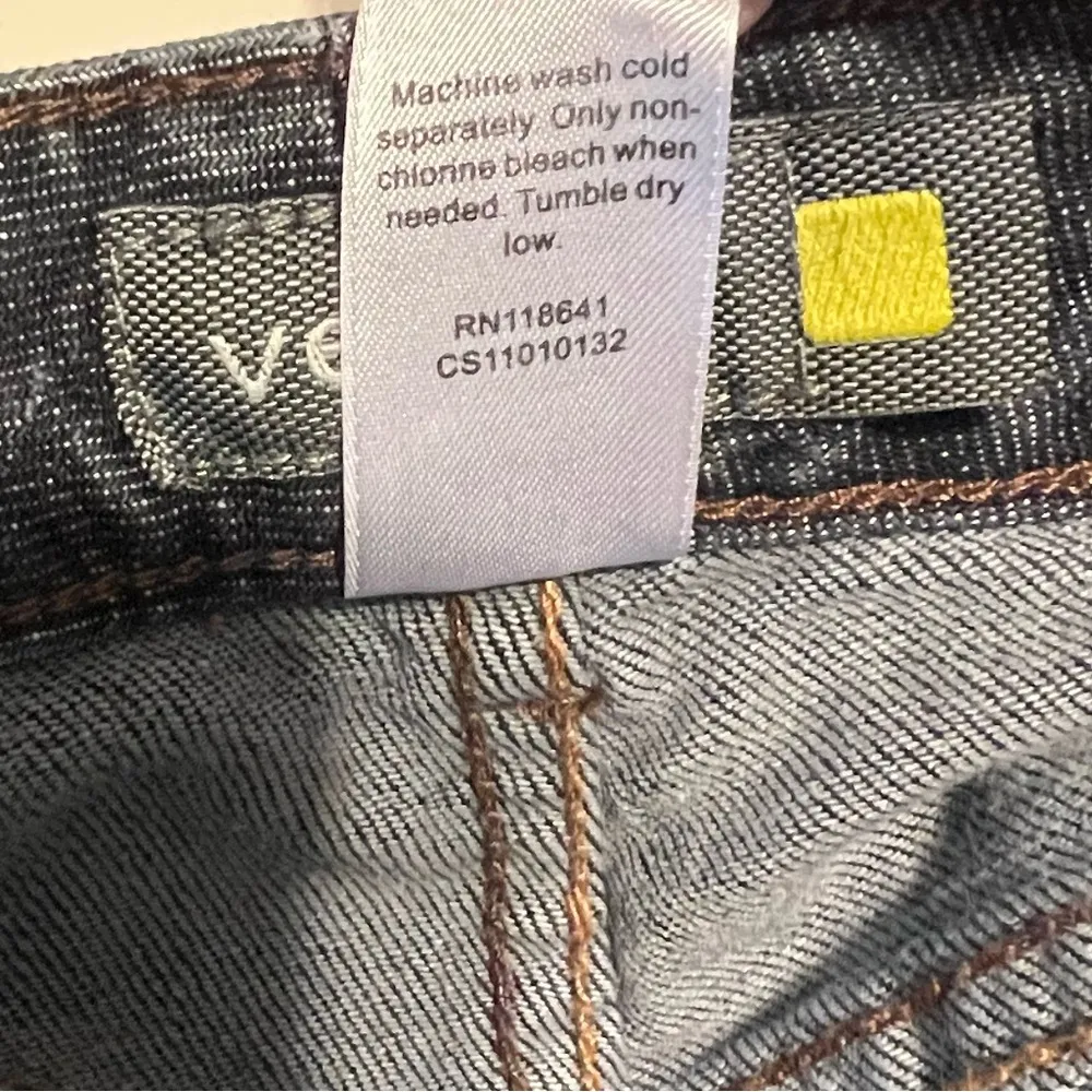 Venezia Right Fit Yellow Size 3 or 18 Petite Jeans Boot Cut Dark Wash Blue - Image 4