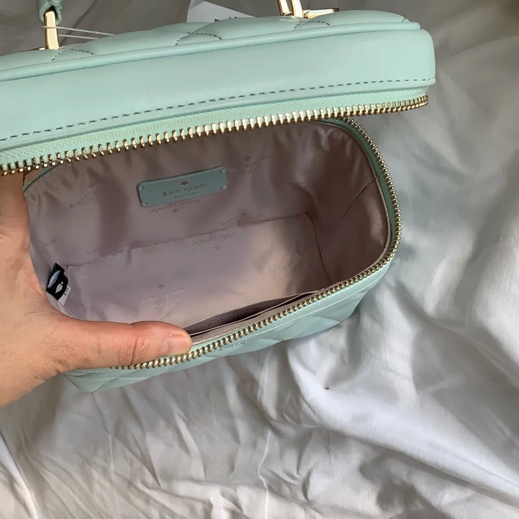 Kate Spade turquoise Quilted Crossbody Bag - Image 7