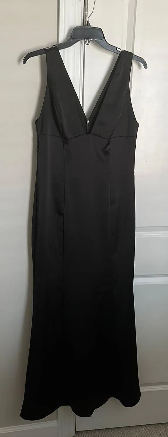 Bella Bridesmaids Black Formal Dress - Image 2