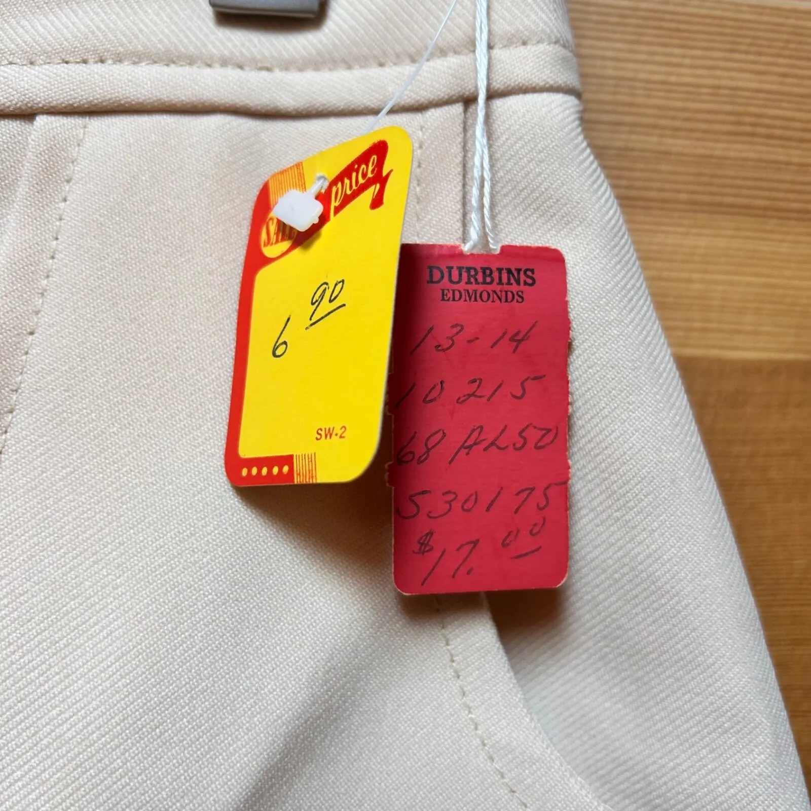 NEW VTG 60s 70s Womens Butter Yellow A - Image 4