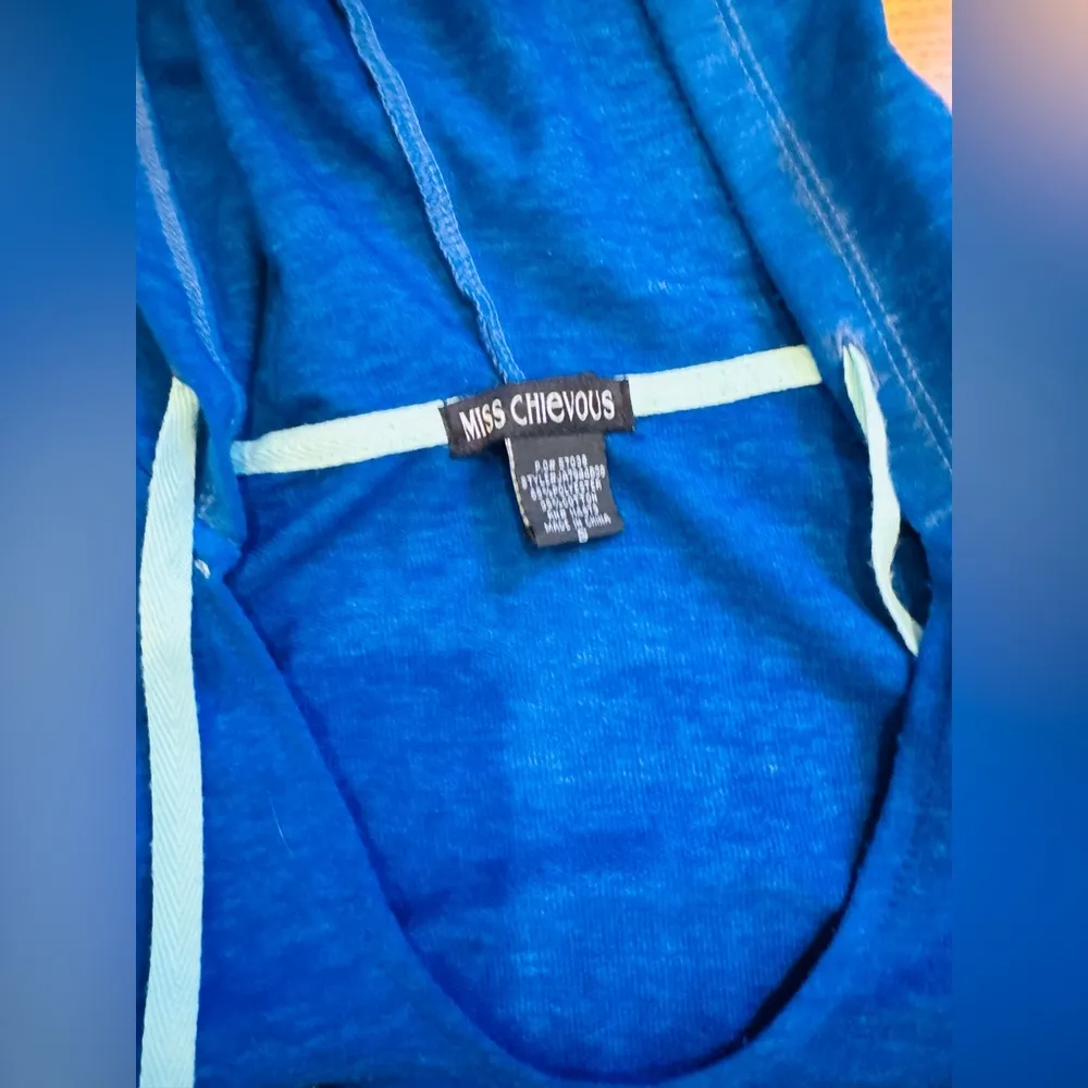 Miss Chievous Burnout hoodie with sequin heart - Image 2