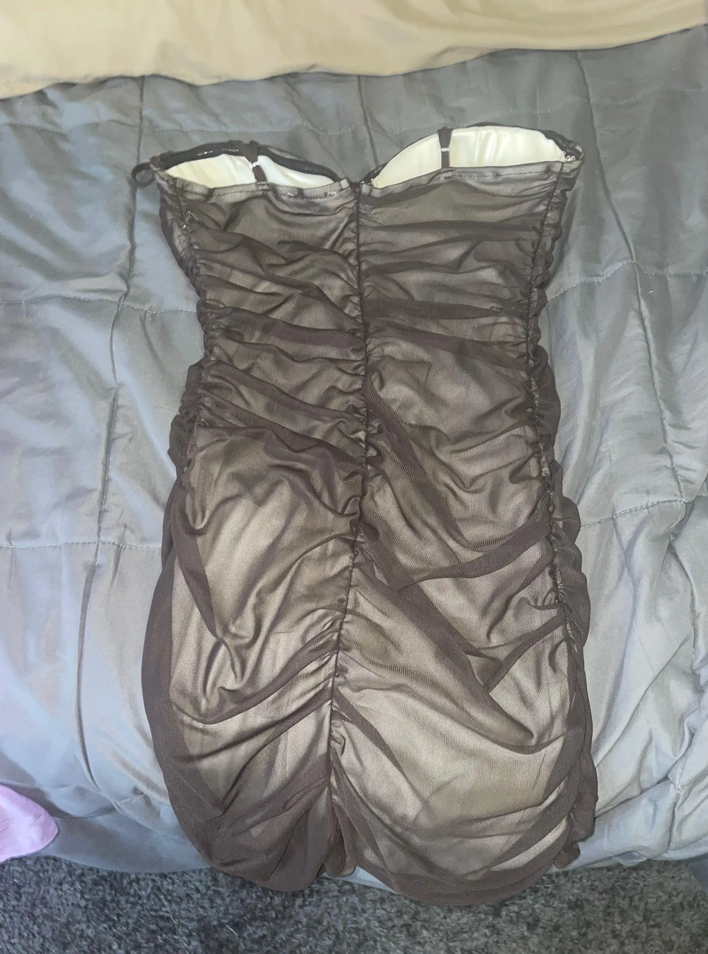 Bustier dress Brown - Image 2