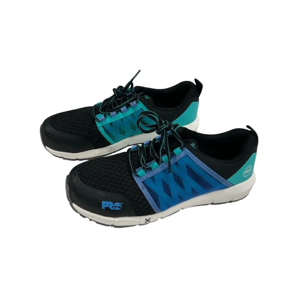 Timberland Pro Radius Composite Safety Toe Black/Aqua Women's Size 11‎ M - Image 4