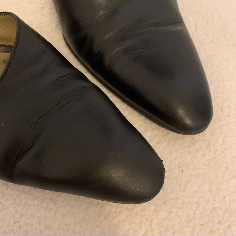 Yves St Laurent YSL Vintage Black Leather Heels418 Size 7.5 - Image 6