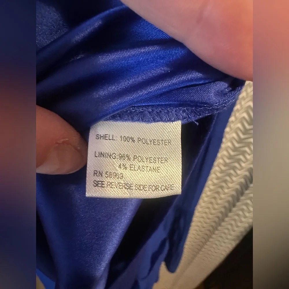 Alex Marie | Cobalt Blue Tiered Maxi Dress, Size 14 - Image 9