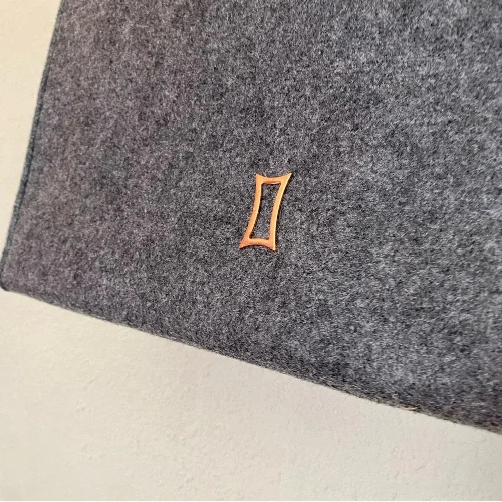 Kit and Ace Grey Large Felt Shopping‎ Tote Bag Gray - Image 8