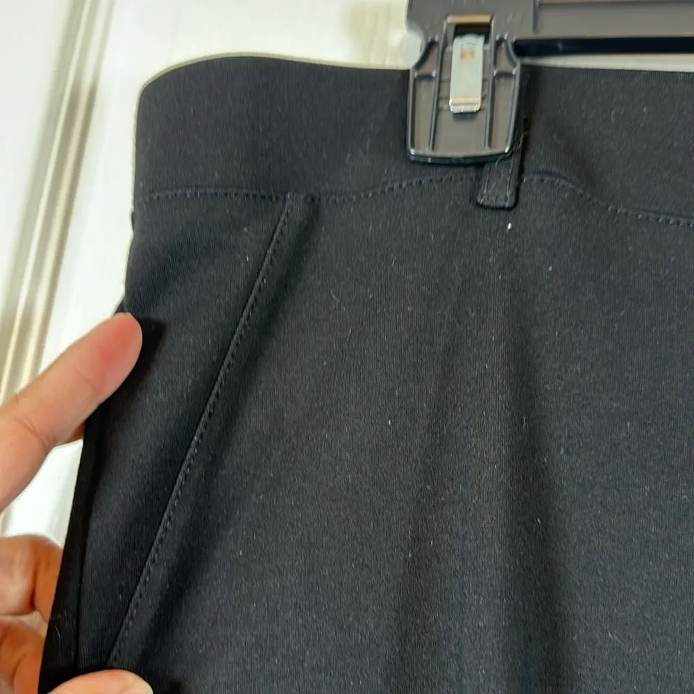 Betabrand Classic Dress Pant Yoga Pant Black Skinny Size XXL Long EUC #5913 - Image 6