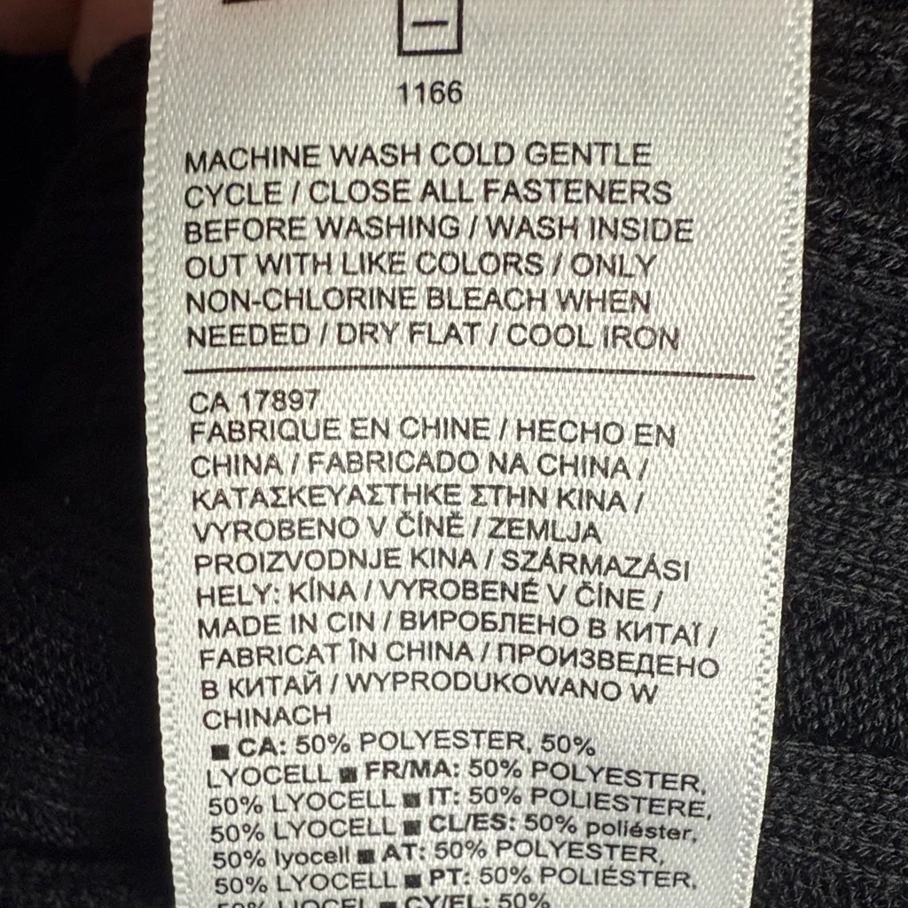 Athleta Sweet Bay collar Henley Sweater in Black Stretchy NEW W2000 Plus Size 3X - Image 15