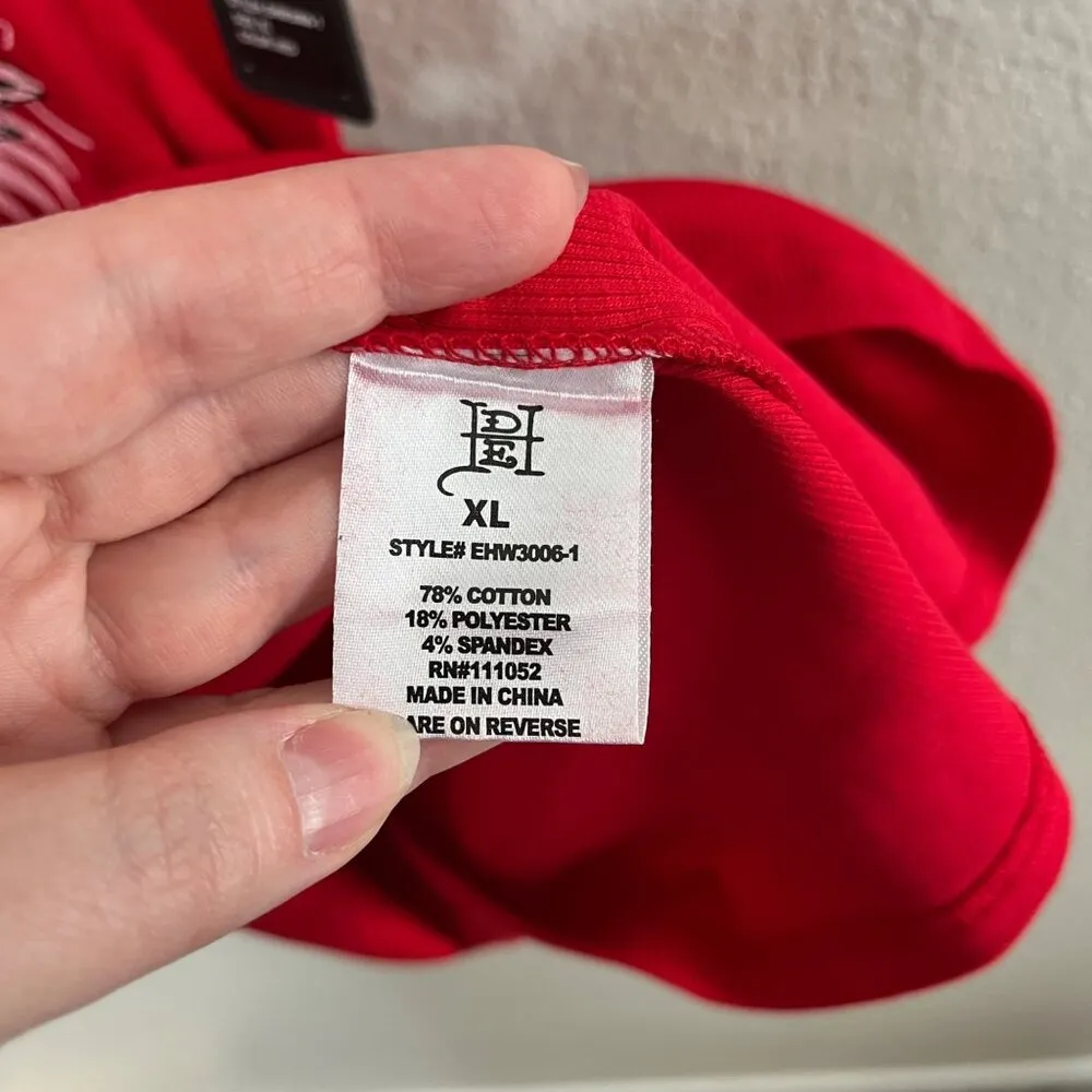 Ed Hardy Womens Retro Y2k Inspired Red Cobra Rib Tank Dress Size XL - Image 10