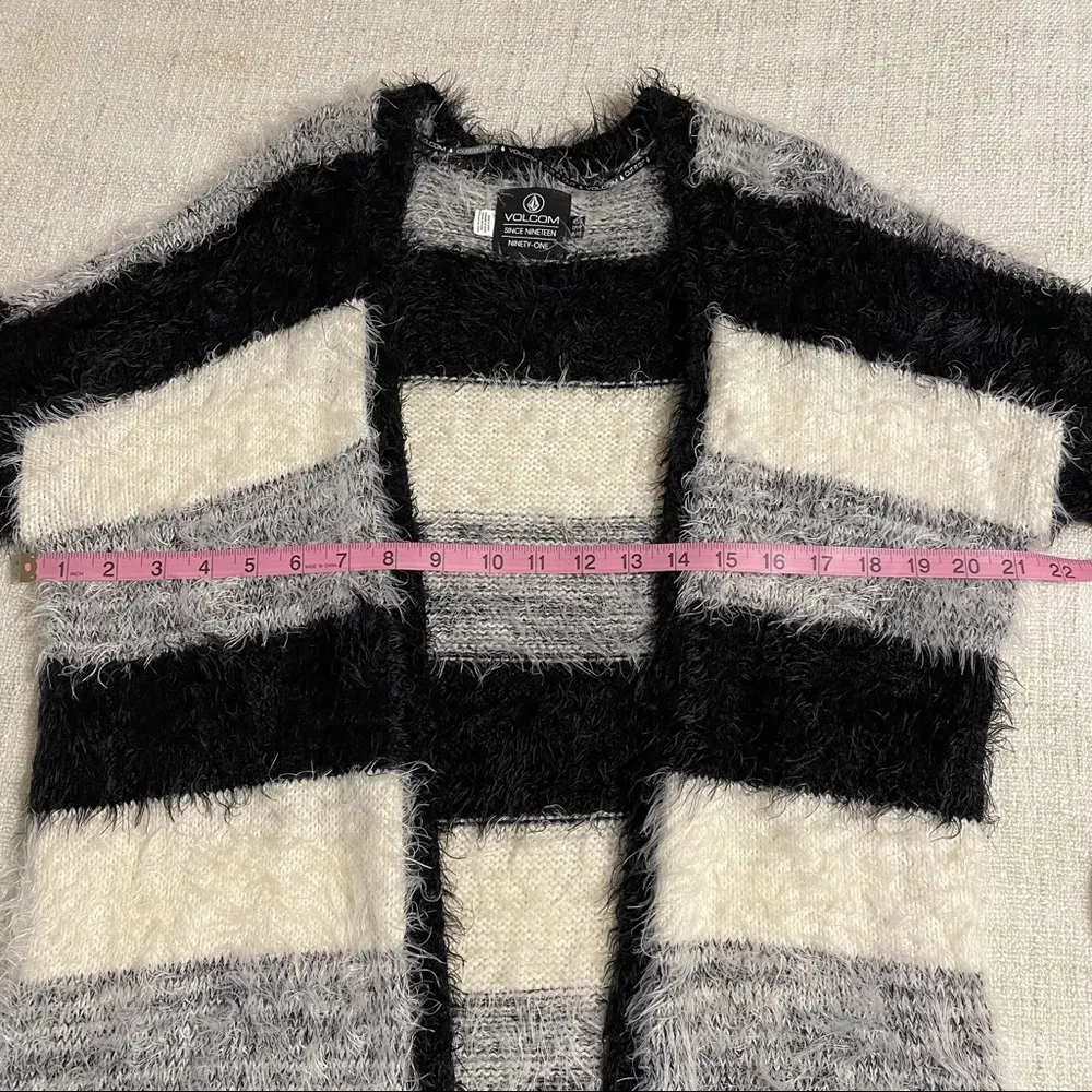 Volcom  Women’s Fuzzy Open Front Sweater - Image 15