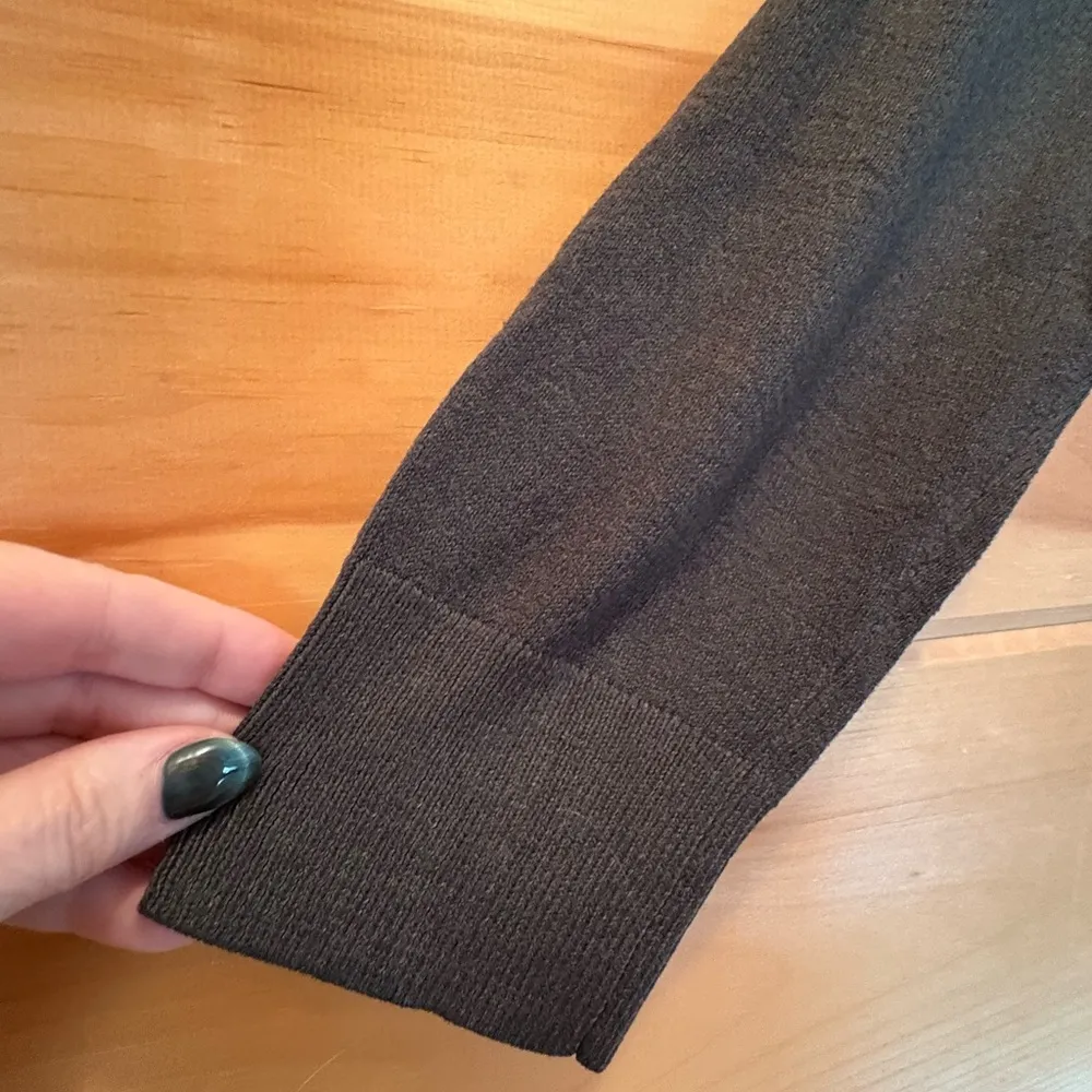 Loft tunic pullover sweater in large, dark green - Image 3