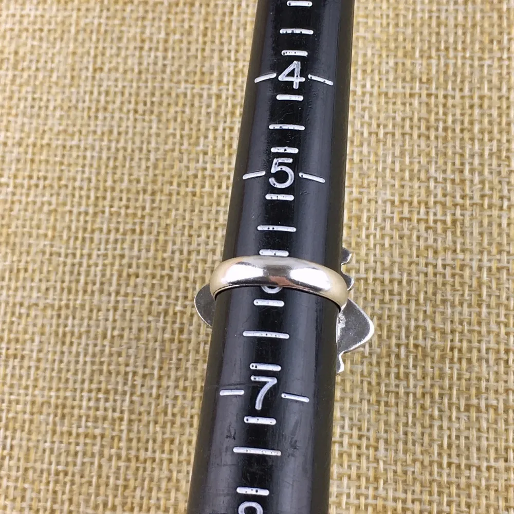 Handmade Botswana Agate Stone Ring Size 6 - Image 6