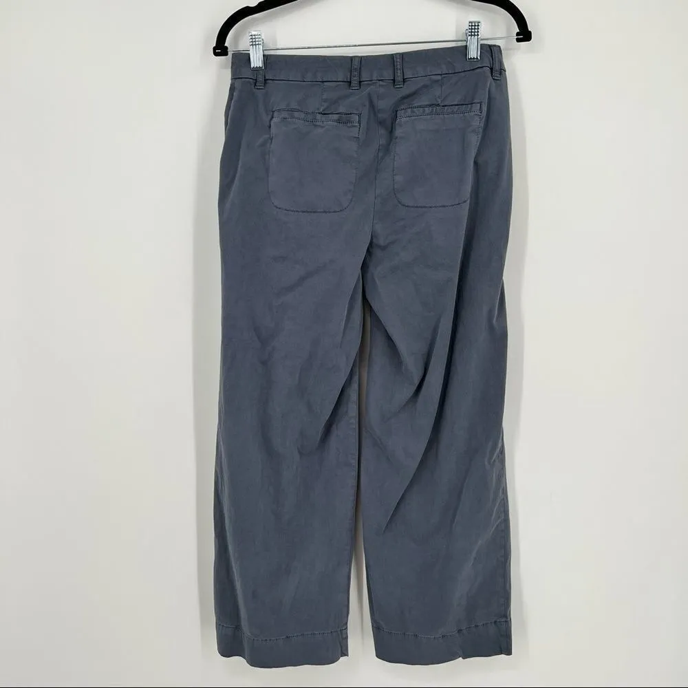 Elizabeth and James Straight Leg Pants Blue cropped ankle size 4‎ career office - Image 5