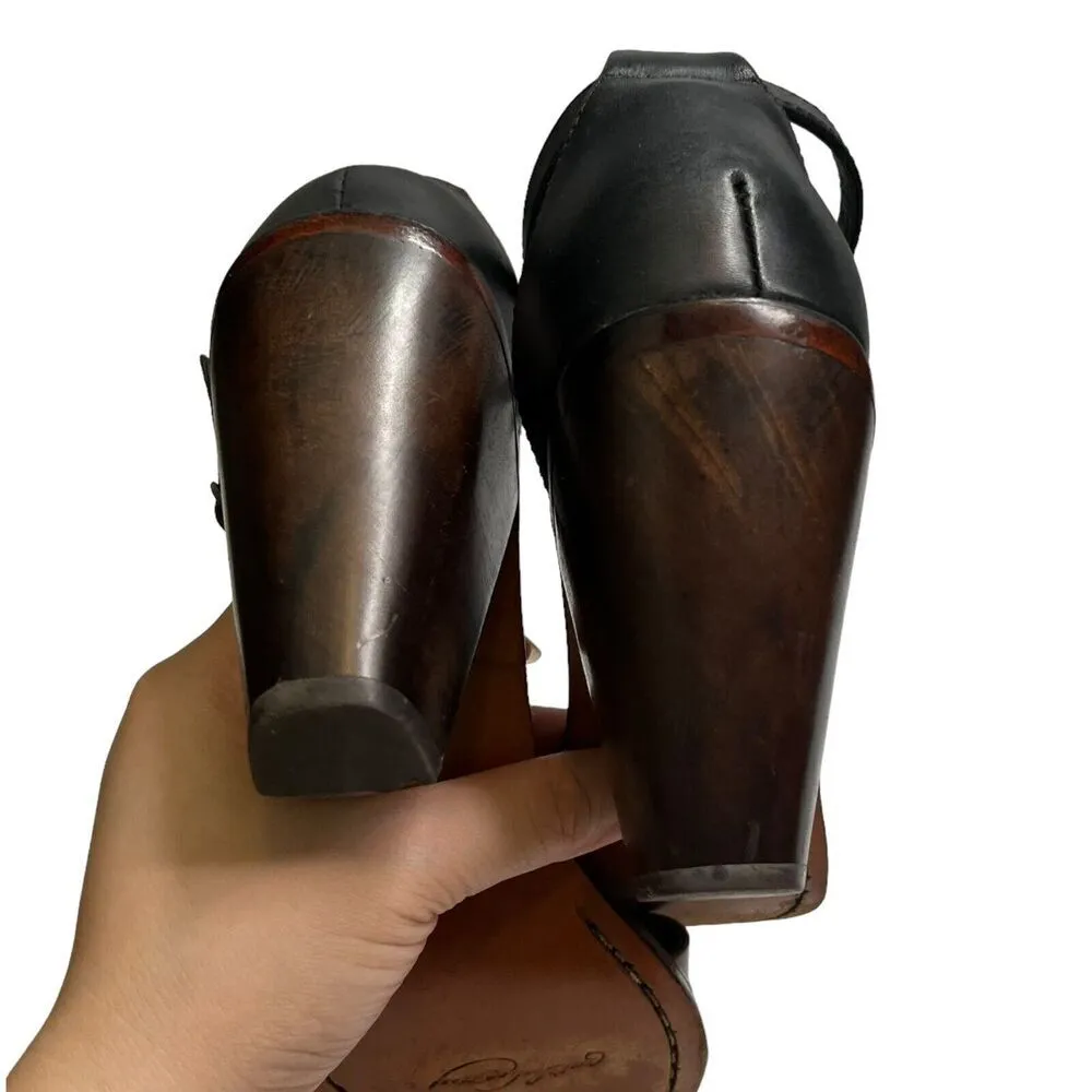 Rachel Comey Bridges Sandals Brown Black Block Heel Ankle Strap Women’s Size 6 - Image 9