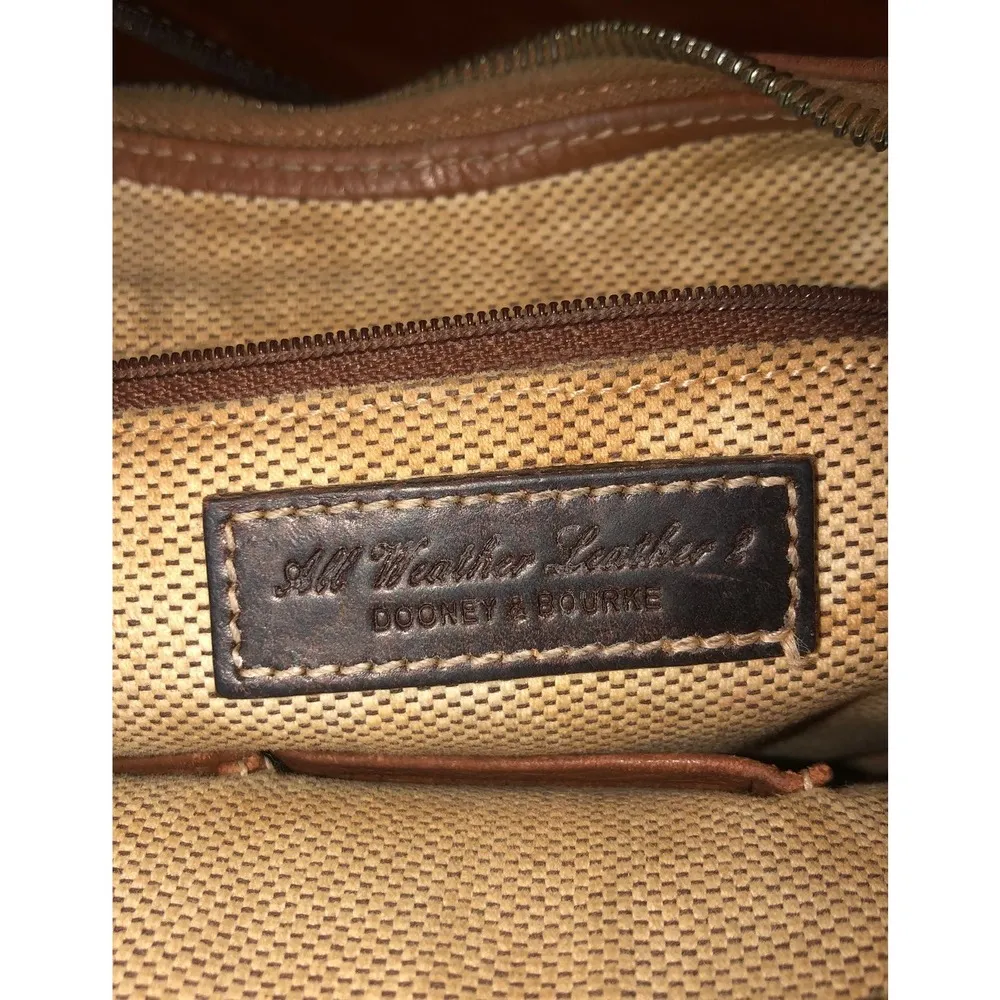 bag shoulder bag Cognac pebbled leather - Image 6