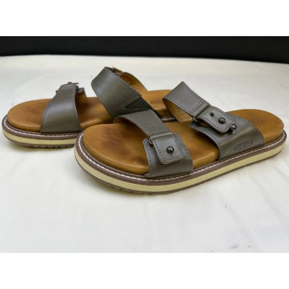 Keen Women's Silver Slide Birch Leather Sandals/Shoes Size6 SKU 5570 - Image 2