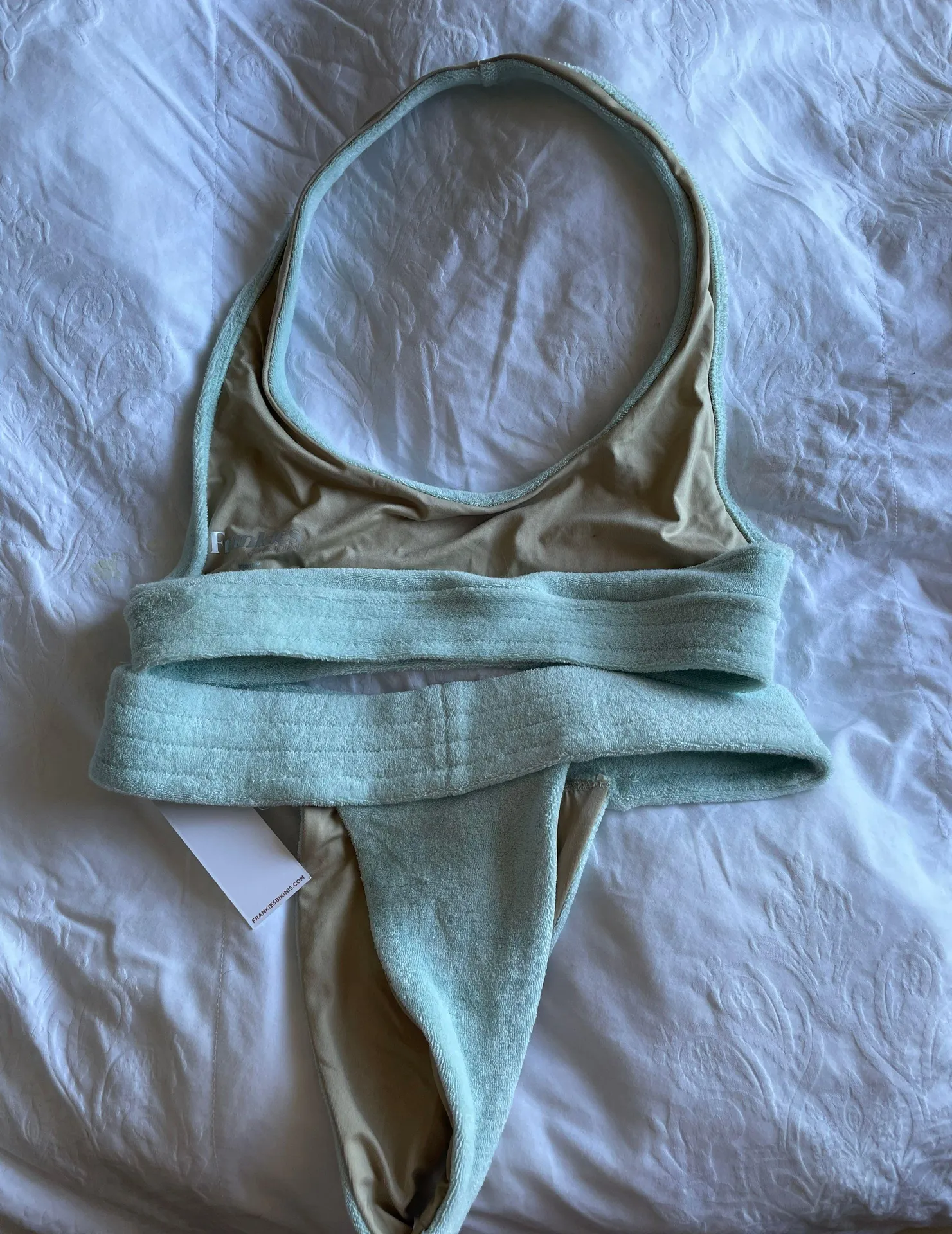 Frankie’s Bikinis Terry Cloth Bikini Set - Image 3