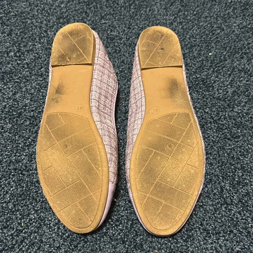 Vera Blumr purple tweed flats Size 10 - Image 5