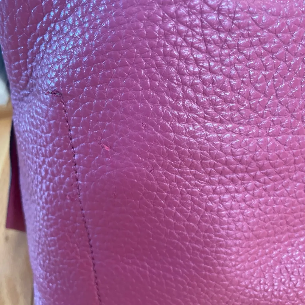 Kate Spade Raspberry Leather Shoulder Bag - Image 4