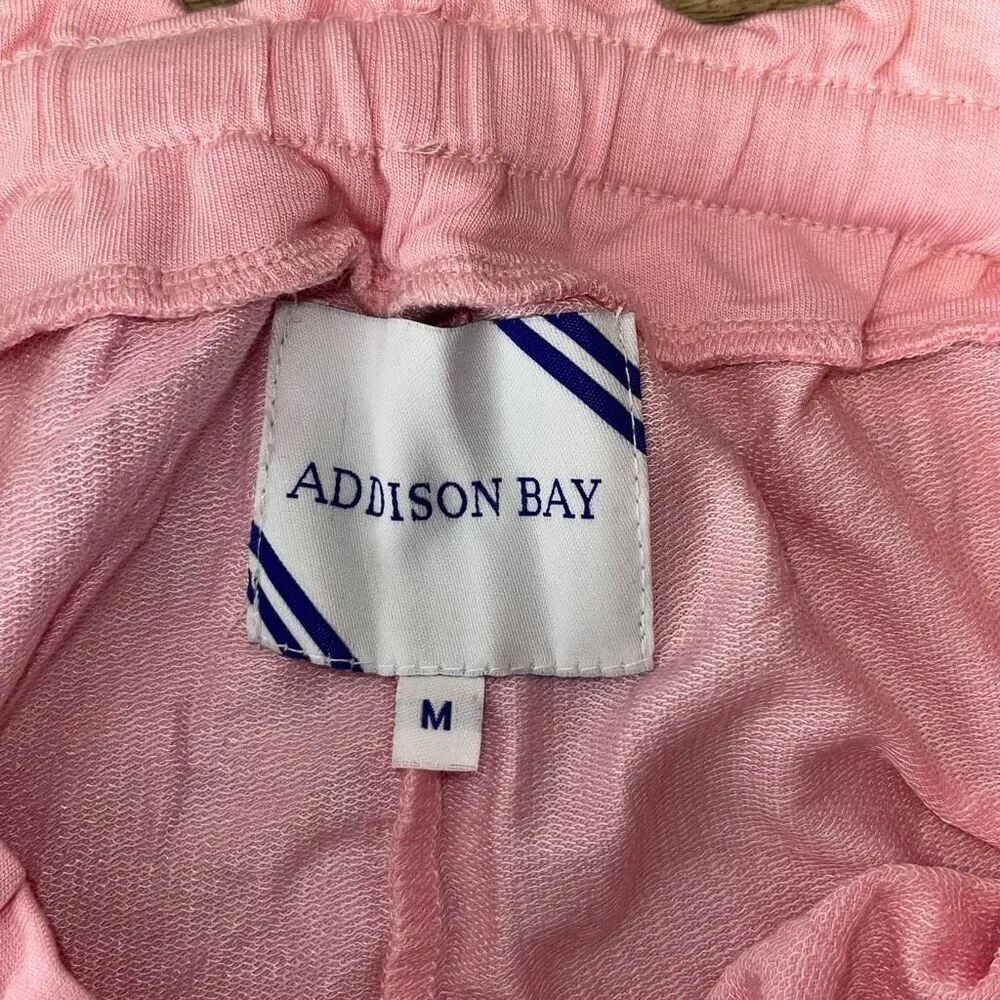 Addison Bay LOVIE SWEATPANT IN LIGHT‎ PINK POCKETS Size Medium - Image 10