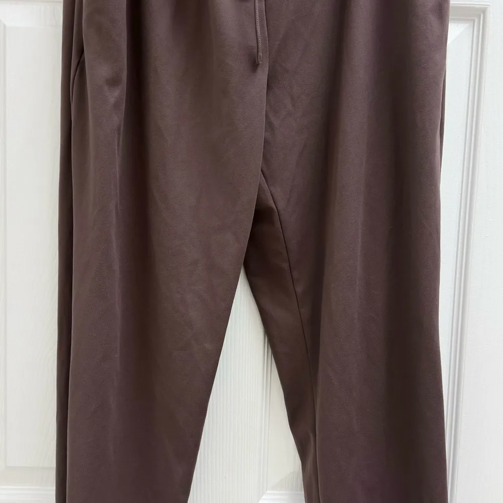 Joie Womens XL Paper Bag Waist Soft Easy Pants Stretch Taupe Drawstring - Image 8