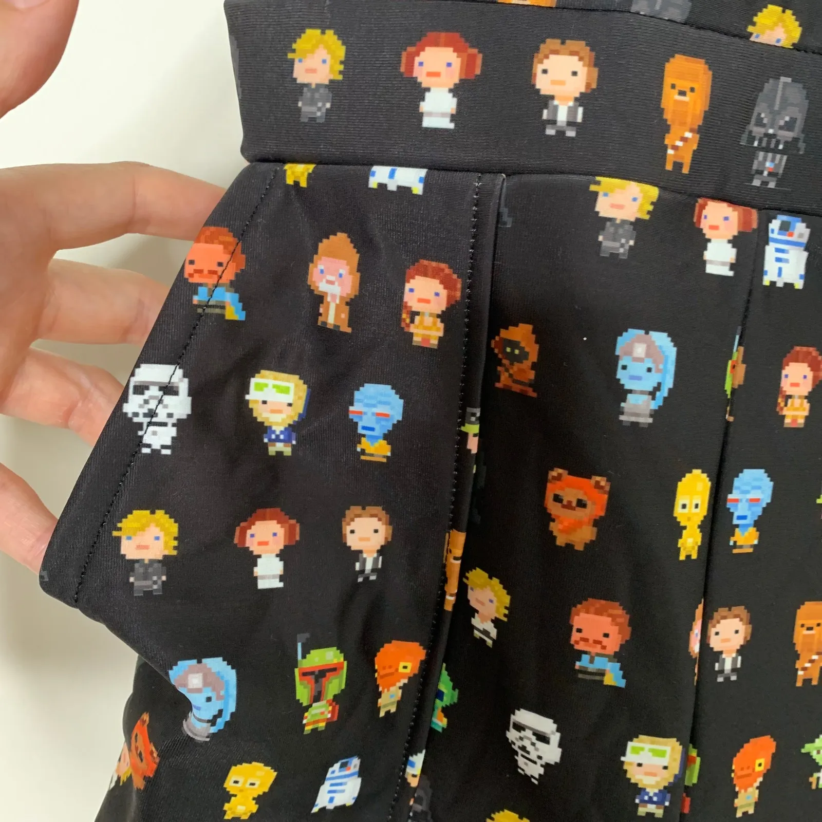 Blackmilk x Star Wars 8-Bit Star Wars Short Overalls Women’s Small - Image 8