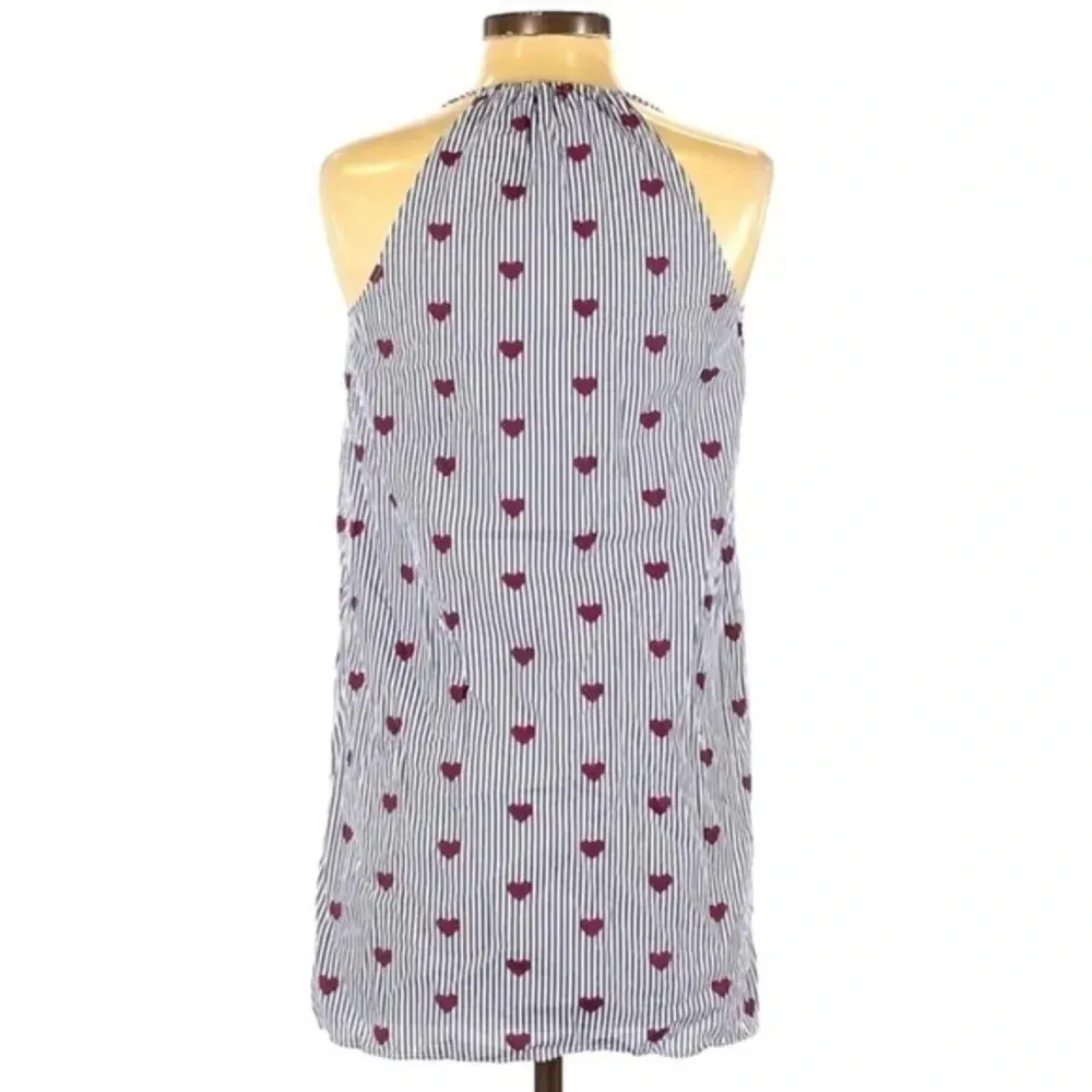 J. Crew | Preppy Chic Intimates & Sleepwear Nightgown Stripes & Hearts Size XXS - Image 3