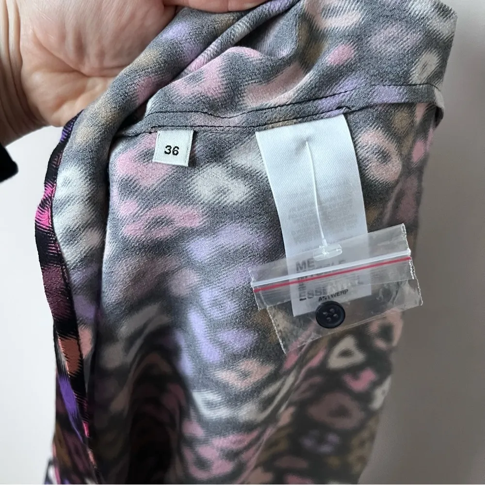 Anthropologie Essential Antwerp Ephraim Colorful Cheetah Print Turtleneck Top 6 - Image 10