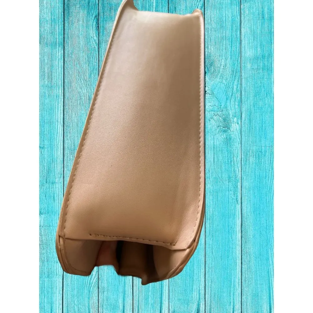 A New Day Vintage Style Purse Shoulder Bag Light Pink Tan Hinged 50's NWOT - Image 4