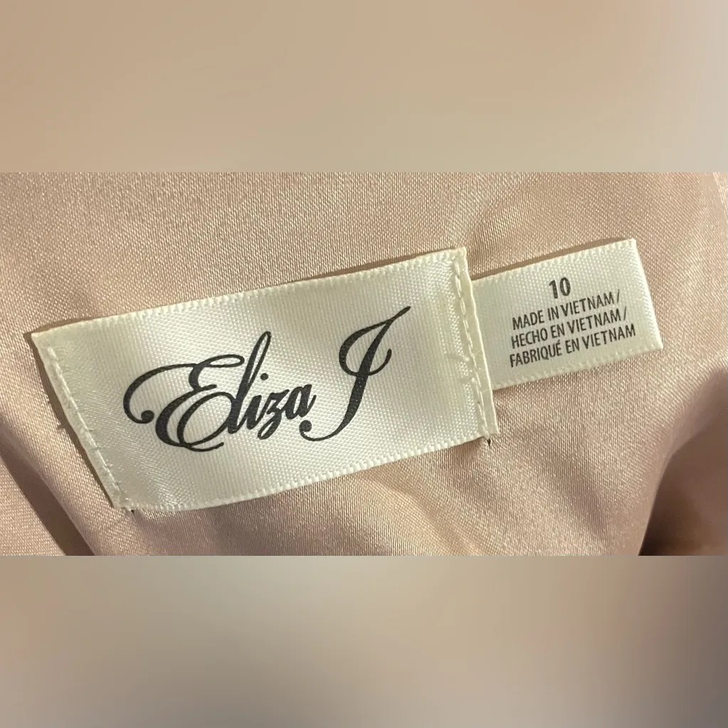 Eliza J- Black and Cream Lace off the Shoulder Dress Size 10 - Image 9