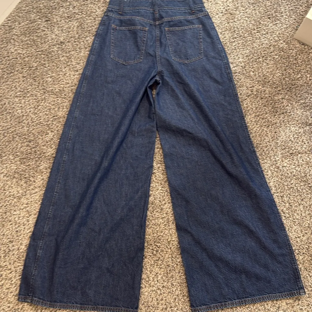 Tanya Taylor Jemma Pant High Waist Wide Leg Flare Denim  Jean NWOT - Image 11