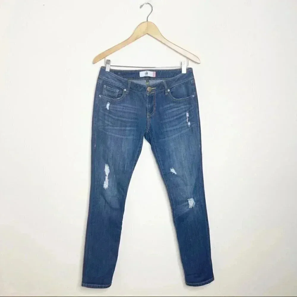 CAbi  Slim Boyfriend 3045 Distressed Denim Jeans 2 - Image 4