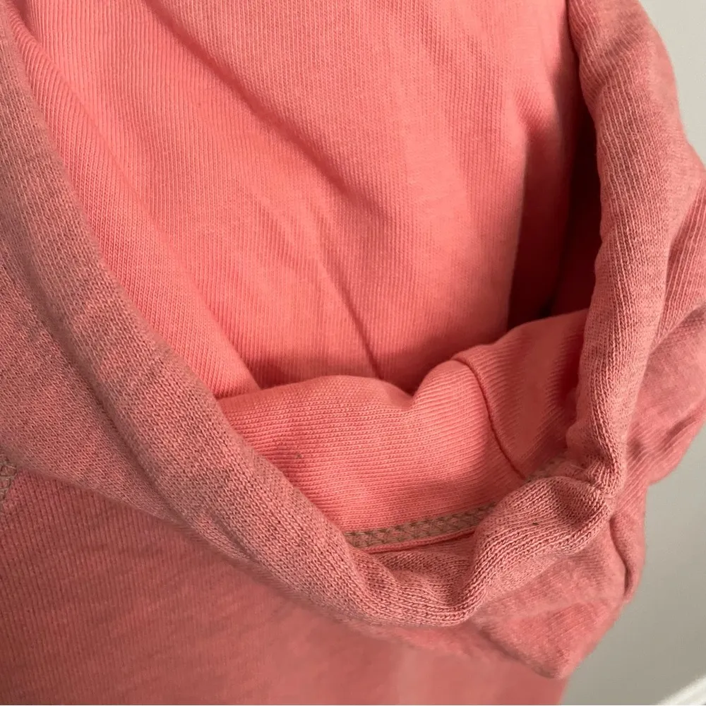 Harley Davidson Sweatshirt Hoodie Embroidered Motorcycle Pink Coral Tan Black - Image 9