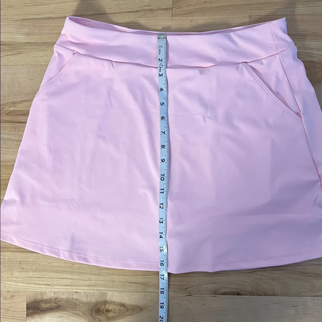 ACEGOLFS Golf Athletic Pink Skort UPF50+ Basic 16” Size Large NWT - Image 8