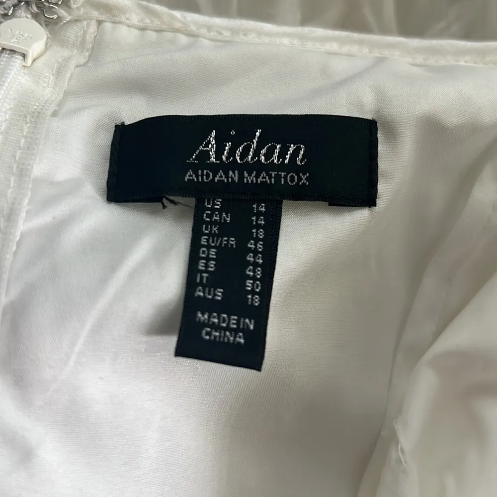 Aidan Mattox Halter Trapeze Dress, Size 14 New w/Tag Retail $295 - Image 7