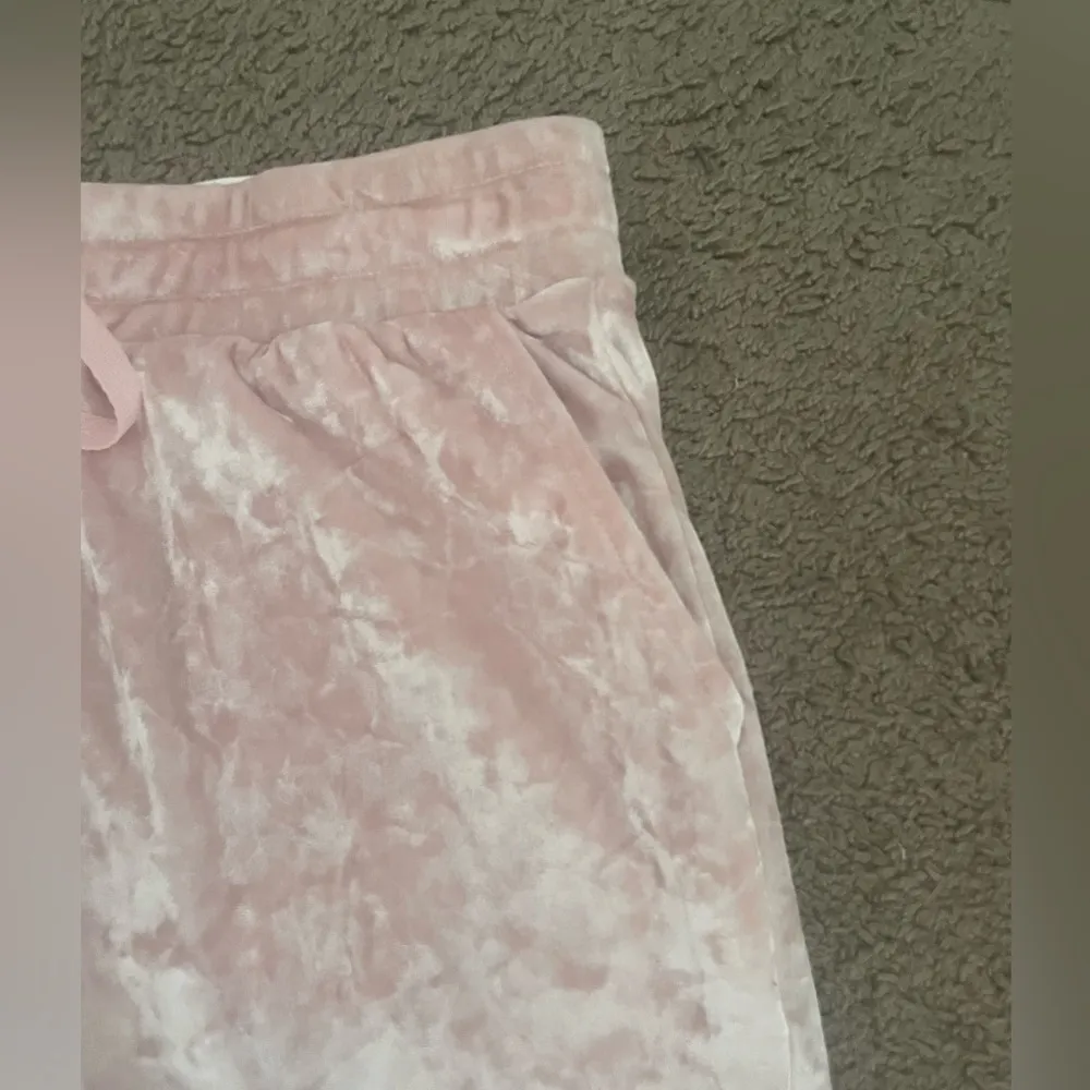 Secret Treasures Light Pink Velvet Sweatpants Joggers, Size M - Image 7