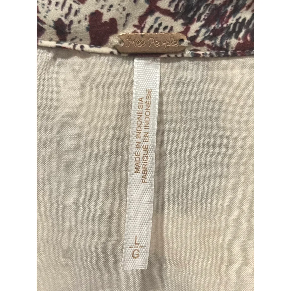 FREE PEOPLE Say You Love Me Paisley Boho Mini Dress - Image 3