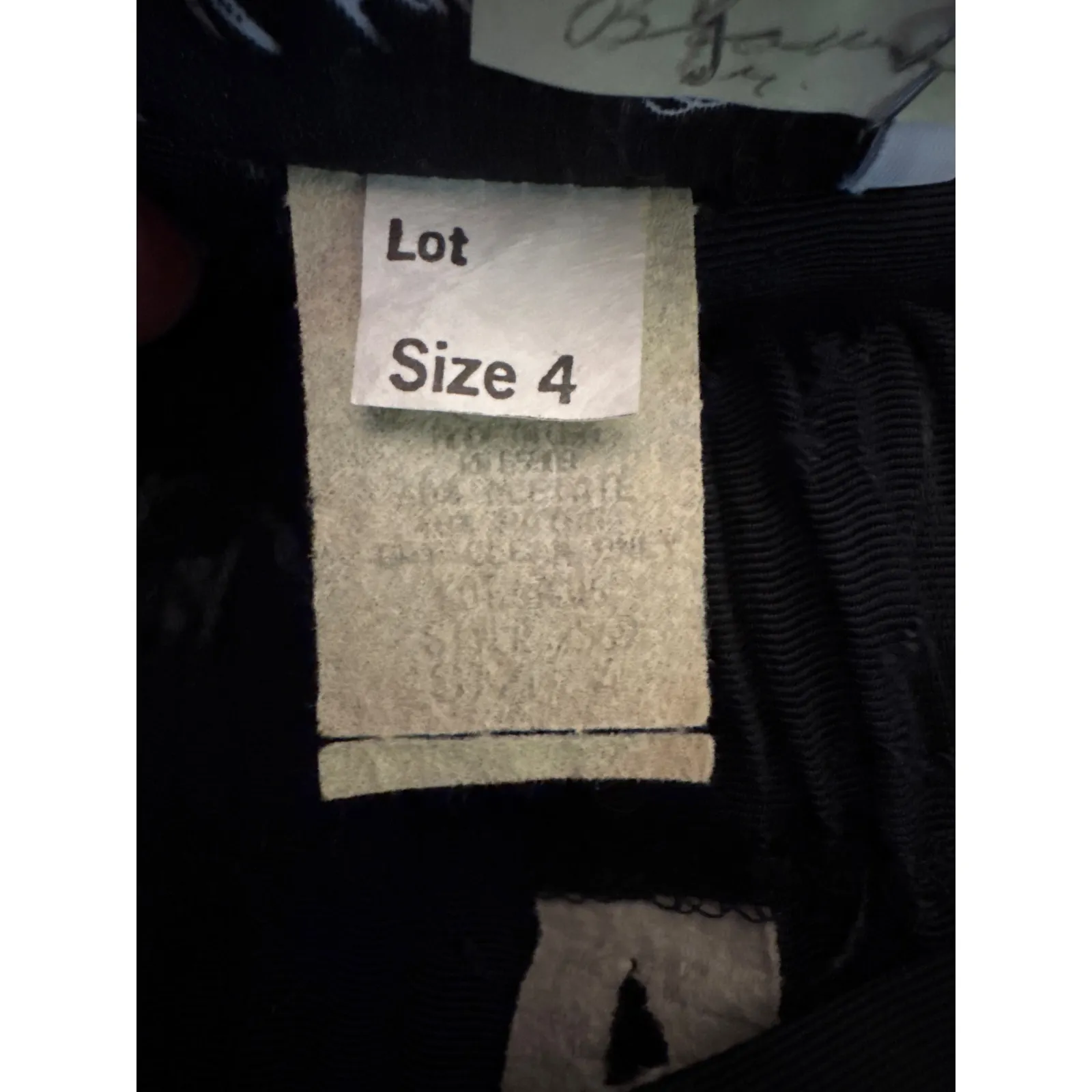 Michael Blair 1990s Black Textured Skirt Suit Set Floral Embossed Size XXS - Image 16