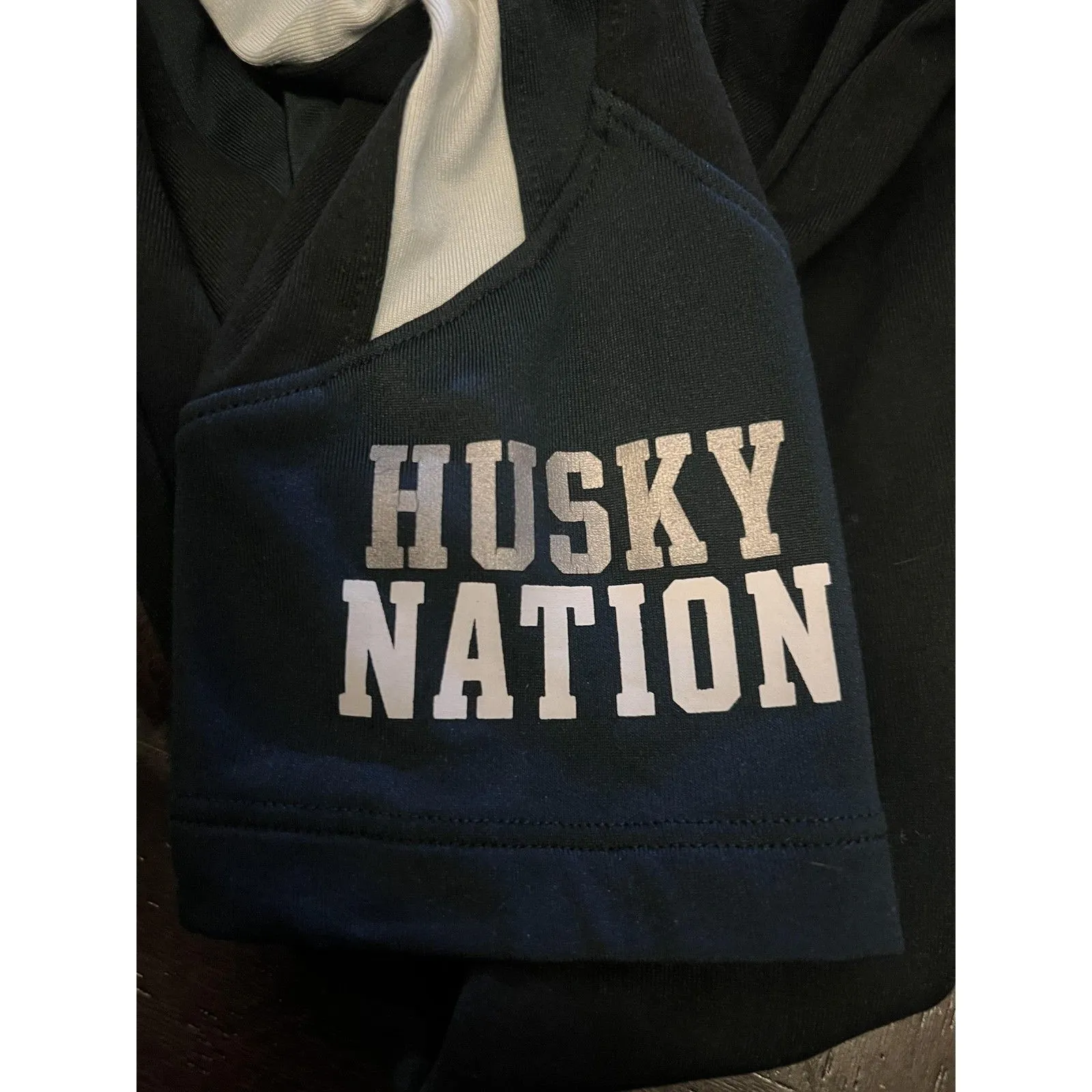 UConn Huskies Leggings Womens Small Black Navy NCAA Yoga Husky Nation VS PINK - Image 6